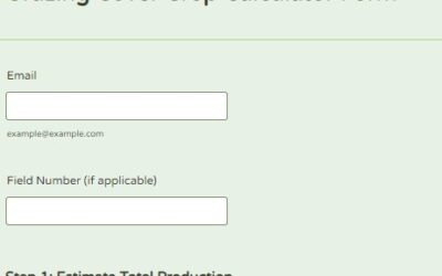 Soil Health Assessment and Cover Crop Grazing Calculator mobile apps now available